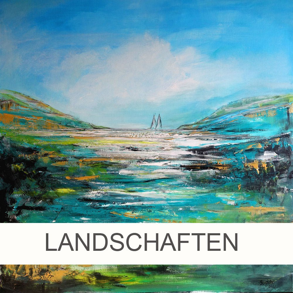 Maritime Landschaftsbilder gemalt - Landschaftsmalerei & Meer Bilder - Atelier Burgstallers-Art