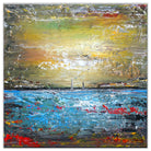 Beaufort-5-abstraktes-Gemaelde-Segelboote-Strukturbild-Leinwand-Acryl-50x50