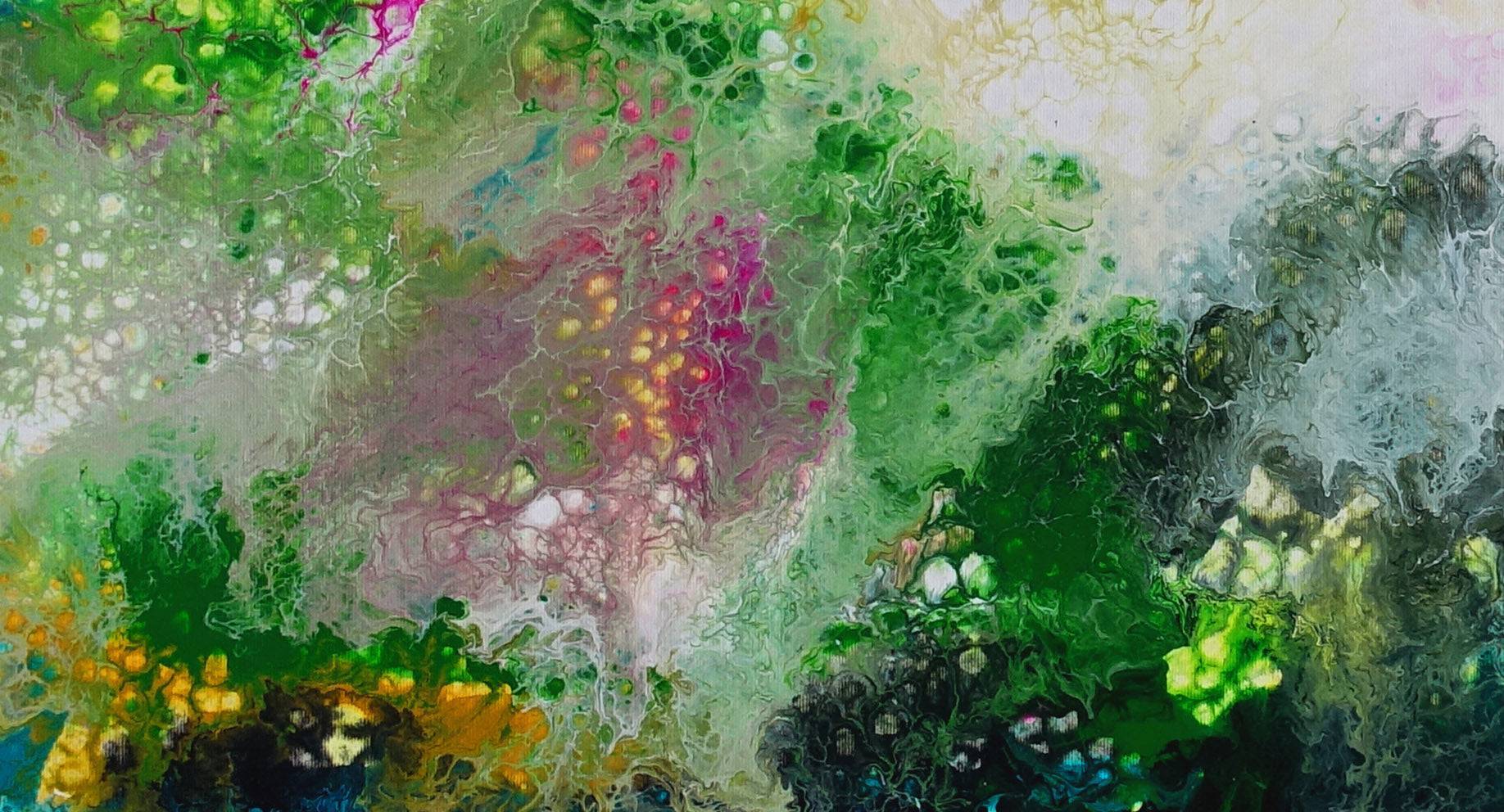 Moderne Malerei in Fluid Art - Künstler Bild & Original Gemälde Detail2