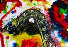 Saxophon Gemaelde Acrylbild Malerei Musikbild  Detail2