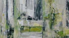 Shades of grey green abstrakte kunst grün grau acrylbild Bild 100x80