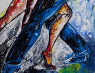 Tango Malerei handgemalt Acrylbild Tanz Gemaelde  Detail2